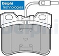 Delphi LP652 Bremsbelagsatz für Scheibenbremse Bremsbelagsatz 