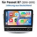 2+64GB Android 13 Autoradio GPS Carplay für VW Passat B6 B7 CC Magotan 2011-2015