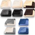 Kuscheldecke Mikrofaser Fleece Tagesdecke Wohnen Double Face Toronto CelinaTex