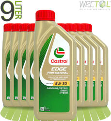 Castrol Edge Professional Longlife III 5W-30 für viele VW Audi Skoda Seat 9 x 1