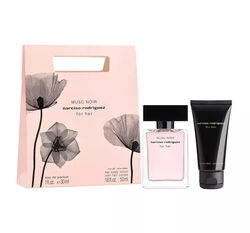 NARCISO RODRIGUEZ FOR HER MUSC NOIR EDP SPRAY 30ML + BL 50ML SET