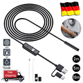 2m/5m/10m USB Endoskop Kamera LED HD Inspektion,Wasserdicht Für PC Android Handy