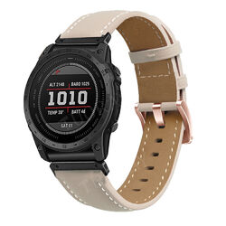 Quickfit Armband Für Garmin Fenix 7/7X 6/6X Pro 5/5X Plus 3 HR Leder Ersatz Band