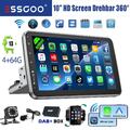 4+64GB Carplay Android 13 DAB+ Autoradio GPS Navi 1 DIN 360° Drehbar Bildschirm