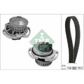 1x Wasserpumpe + Zahnriemensatz Schaeffler INA 530 0717 30 passend für AUDI