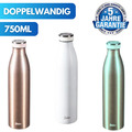 Isolierflasche Edelstahl Trinkflasche 750ml Auslaufsicher BPA-Frei Thermoskanne
