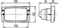 HELLA 1GD 996 018-541 Halogen-Arbeitsscheinwerfer - Modul 6213 - 12V - Einbau - 