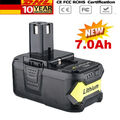 Neueste 18V 7.0Ah  Akku für RYOBI One*+ Plus Lithium RB18L50 P108 P104 Batteries