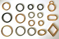 Karabiner Ring 1A Qualität Verschiedene Grössen Gold Silber Schwarz Schlüsselanh