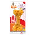 Nylabone Extreme Tough Dog Chew Toy Cheese Bone, Durable, Cleans Teeth, Cheese F