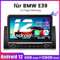 6+128G 10.1''Android12 für BMW 5er E39 AUTORADIO Carplay RDS DAB+ GPS Navigation