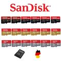 micro SD Speicherkarte 2TB 1TB 512GB 256GB 128GB 64GB Sandisk Ultra Extreme Pro