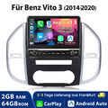 Carplay Android 13 Autoradio Für Benz Vito W447 GPS Navi BT WIFI SWC DAB 2+64GB