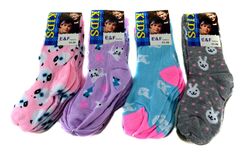 12 Paar Kids Mädchen Socken Kinder Strümpfe 85% Baumwolle Bunt Gr. 23-38 A.902