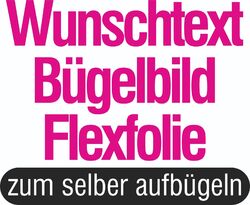 Wunschtext Bügelbild DIY Flexfolie Verein Shirt Name Bügeltext Textilveredelung