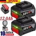 18V 12.0Ah/8.0Ah Akku für Bosch Professional GBA GSR GSB BAT618 BAT609 BAT620 DE