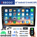 10" 2DIN DAB+ Android 13 4+64G Carplay Autoradio GPS Navi RDS Bluetooth WIFI Kam