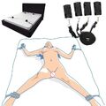 Bett Fesseln Bondage Handschellen Fesselset Extrem Spielzeug Fußfesseln DE