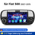 DAB+ 2+64G Android13 Autoradio Für Fiat 500 07-2015 GPS Navi WIFI BT SWC Carplay