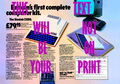 Sinclair ZX80 2-seitiges Magazin Anzeige A3 Poster (270gsm Ilford Galerie)