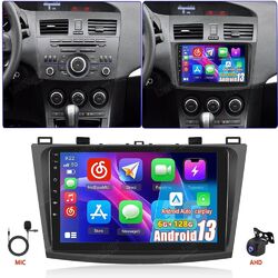 6G+128G Android 13 Carplay 8Kern Autoradio Für Mazda 3 BL 2010-2013 GPS Navi DSP