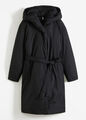 Wattierter Mantel Gr. 40 Schwarz Damen Wintermantel Jacke Parka Neu