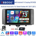 9" Android13 DAB+ Carplay Für Smart Fortwo 451 2011-2015 Autoradio GPS Navi 64G