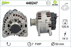 Lichtmaschine Generator Lima VALEO RE-GEN AT 440247 +71.40€ Pfand für RENAULT 3