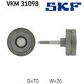 Umlenk-/Führungsrolle, Keilrippenriemen SKF VKM31098 für VW