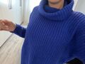 Strickpullover mit Rollkragen 