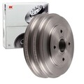 2x NK Ø 200mm BREMSTROMMELN SATZ HINTEN passend für OPEL AGILA | 253620