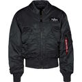 Alpha Industries Bomber Jacke CWU 45 schwarz Fliegerjacke