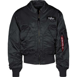 Alpha Industries Bomber Jacke CWU 45 schwarz Fliegerjacke