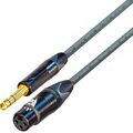 Van Damme Buchse XLR auf Buchse TRS Gold Neutrik 1/4" Balanced Lead Patchkabel Mikrofon