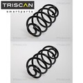 2x Fahrwerksfeder TRISCAN 875024054 2 Federn Satz Federnsatz für Opel