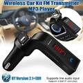 Bluetooth Auto FM Transmitter MP3 Player Radio Wireless Adapter Kit 2 USB Ladegerät