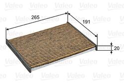 Valeo (701028) Innenraumfilter, Pollenfilter, Mikrofilter für NISSAN