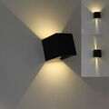 Cube Würfel LED Wand Leuchte Lampe Up Down für außen/innen wasserdicht IP65 12W