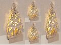 4 X LED Weihnachtsbaum Holz Christbaum 1 LED Fensterdekoration Tannenbaum Baum 