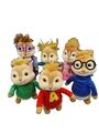 Ty Beanie Babys Alvin und die Chipmunks Plüschtiere Stofftiere - Selten