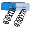 2x PROFLEX FAHRWERKSFEDERN HINTEN passend für VW GOLF 5 6 KOMBI SKODA SUPERB Lim