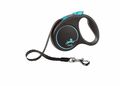 FLEXI Black Design Blue Lanyard S - 5m bis 15kg - Band