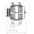 HC-Cargo 116705 Generator für SEAT,SKODA,VW