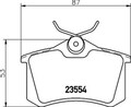 Bremsbelagsatz Scheibenbremse HELLA PAGID 8DB 355 018-111 für AUDI FORD VW PLUS