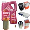 MAHLE Inspektionspaket 6L MANNOL 5W-40 Extreme passend für Fiat Ducato