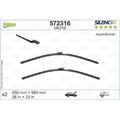Wischblatt Valeo 572316 Silencio Aquablade Set für Mercedes Benz