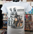 T-Shirt aus Baumwolle Mit Bud Salas Und Terence Hill Aus Motorrad Art. D692