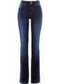 Damwn Super-Stretch-Push-Up-Jeans Bequembund Bootcut Normal Gr 38 Dunkelblau Neu