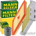 MANN FILTER INSPEKTIONSPAKET passend für 1.0 TSI VW CADDY 4 + ALLTRACK 84 102 PS