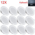 12X LED Einbaustrahler Panel Einbauleuchten Flach Deckenstrahler Spot Lampen Set